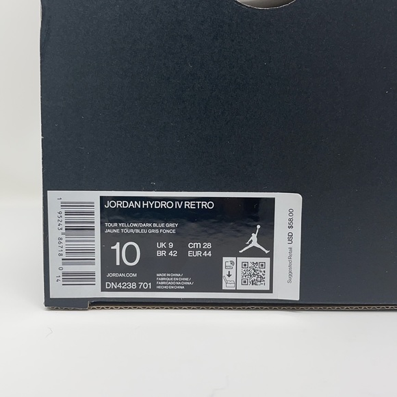 Nike Air Jordan Hydro IV 4 Lightning DN4238-701 - Picture 8 of 10